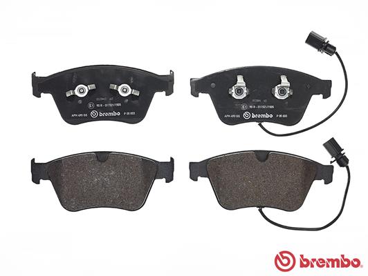 A.B.S. P 05 003 BREMBO Bremsbelagsatz, Scheibenbremse